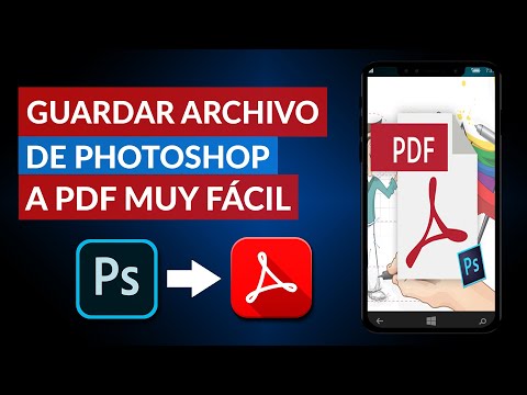 Video: ¿Cómo guardo un archivo de Photoshop como un PDF grande?