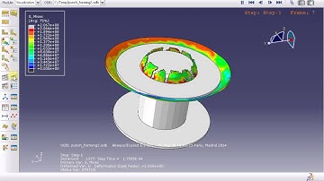 Abaqus punch forming with damage behaviour