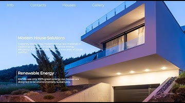 Modern Architecture Landing Page HTML & CSS