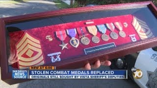 Replacement medals given to WWII veteran