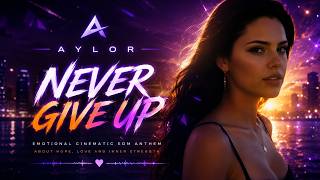AYLOR – Never Give Up 🌙🔥Emotional cinematic EDM anthem about hope, love and inner strength.
