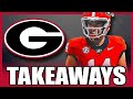 Offensive Takeaways from Georgia Football's Opener Against Marshall