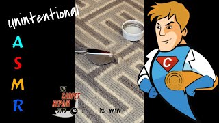 ASMR wool carpet with modern pattern 12 minutes