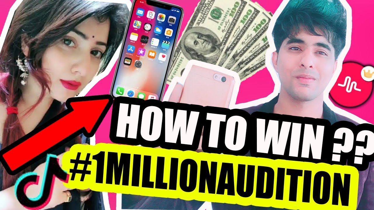 HOW TO WIN ONE MILLION AUDITION TIK TOK MUSICALLY  | One Million Audition Winner Beautiful Cute Girl