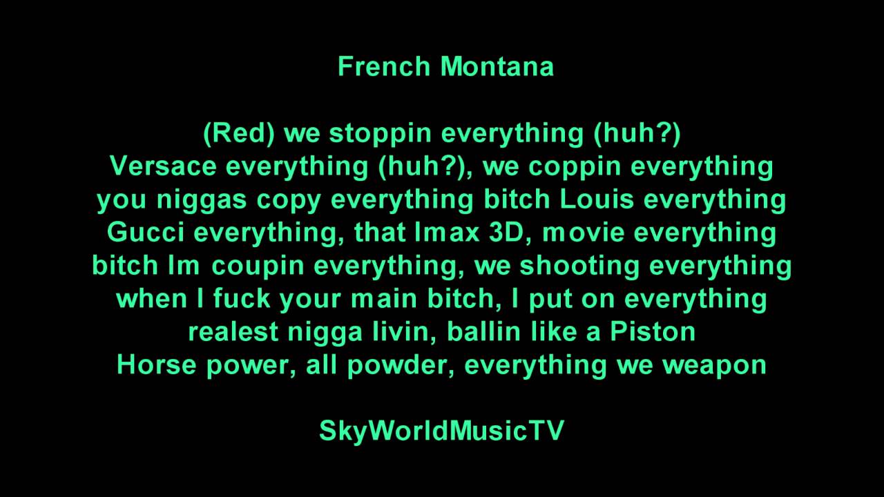 Red Cafe - Gucci Everything ft Chief Keef, Game, French Montana, Fabolous (Explicit Lyrics)