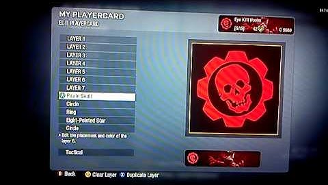 Black Ops How To Make Gears Of War Emblem