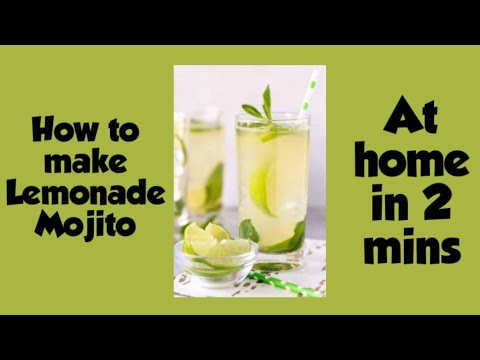 Come fare sano Sparkling Mojito Lemonade