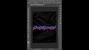 How To Add Gradient Effect In Text In Photoshop