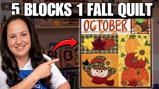 How to Assemble a Designs By JuJu October ITH Mini Quilt