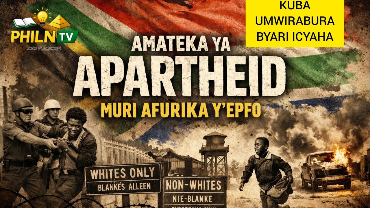 😭KUBA UMWIRABURA BYARI ICYAHA, MENYA AMATEKA YA APARTHEID YABEREYE MURI AFRICA Y'EPFO!