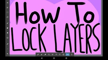 How To Lock Layers - Medibang Paint Tutorial For Beginners