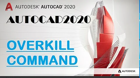 AUTOCAD 2020-HOW TO REMOVE DUPLICATE OR OVERLAPING LINES