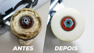 Como Deixar as Rodas do Seu Skate Zeradas + Limpeza do Truck