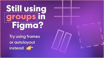 Still using groups for UI design in Figma? Try frames & auto-layout instead! Here
