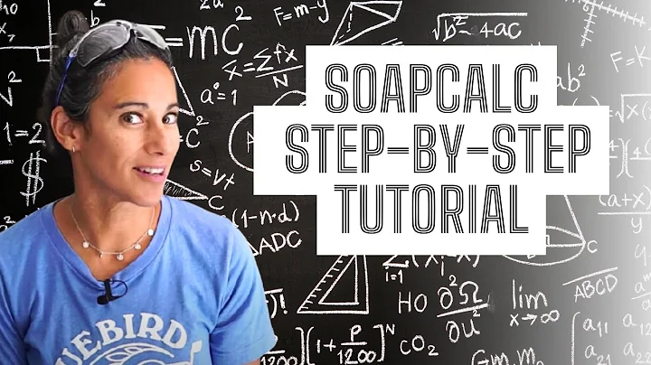 SoapCalc Tutorial - How To Use a Lye Calculator
