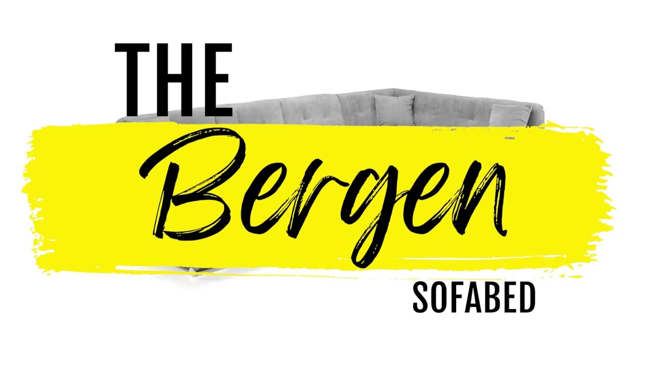 Bergen Sofa Bed Grey Right Hand Facing U Shape Corner