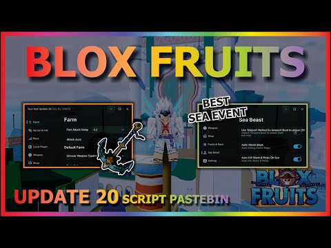 Blox Fruit Script PASTEBIN 2023 UPDATE 20, AUTO FARM, SEA EVENTS, LEVIATHAN