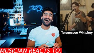 Musician's First Time Hearing Cakra Khan - Tennessee Whiskey Chris Stapleton Cover | Reaction