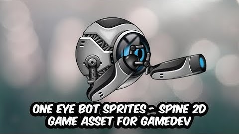 One Eye Robot Mecha | Game Asset Sprites | Spine 2D