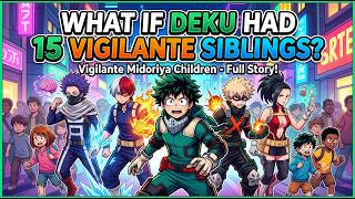 What If Deku Had 15 Vigilante Siblings?