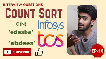 Infosys- TCS - ZOHO Coding Question | Count Sort - Strings | Daily Dose-10 | Tamil | code io