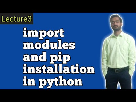 import modules and pip in python(hindi)