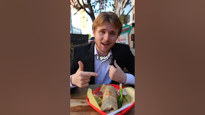 Mexico Burrito Vs US Burrito