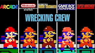 Wrecking Crew1984 Versions Comparison