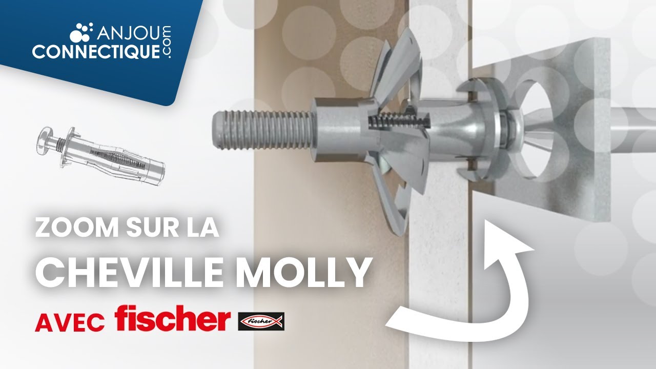 Boîte de 50 chevilles placo HM 8x37 sans vis