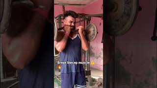 Biecep💪muscles ko growth krne k liye only this excercise is good break biecep muscle#gym #motivation