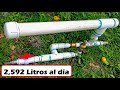 ✔Bombear agua SIN motor ¿Cómo funciona Bomba de Ariete Hidráulico?/♻️ Explicación detallada/Ram pump