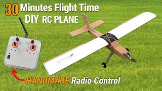 How To Make Amazing Stable RC Plane With Handmade RC. Long Flight Time