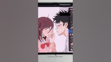 Kunstenaar tekenen op iPad Pro in Procreate