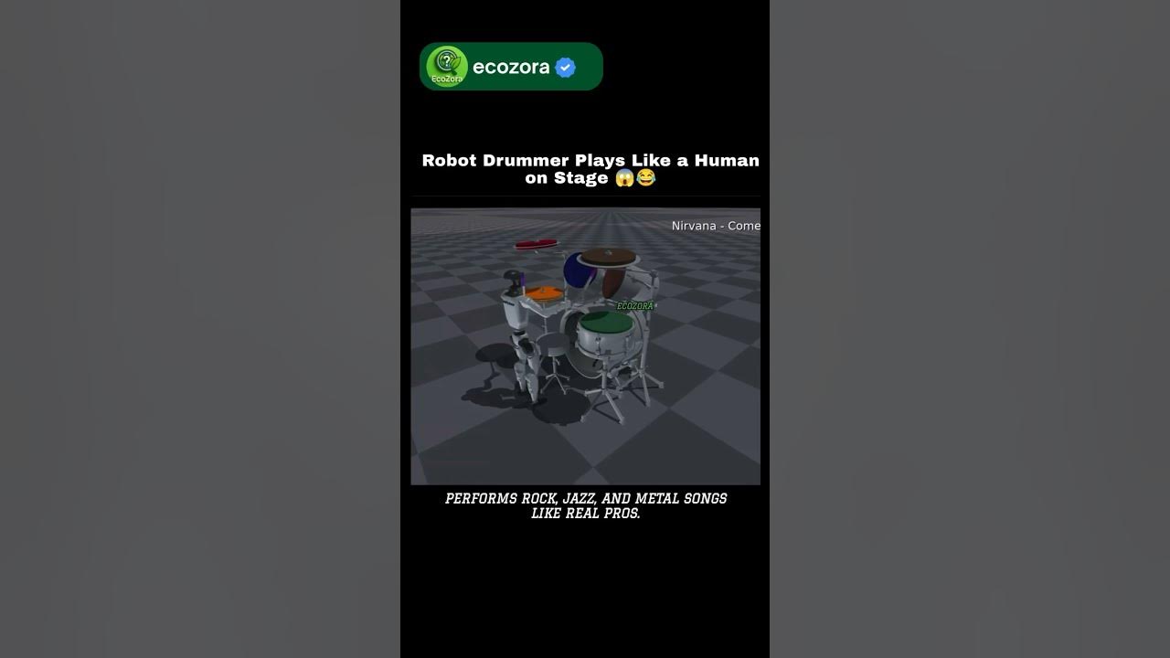 🥁 Robot Drummer That Plays Like a Human! 😱 | AI Meets Music 🎶 #robotics #innovation #science #tech