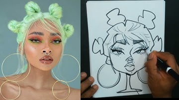 How To Draw A Caricature Using Easy Basic Shapes Ep. 23