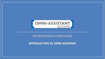 Omni-Assistant - A Short Introduction to the Omni-Assistant Software