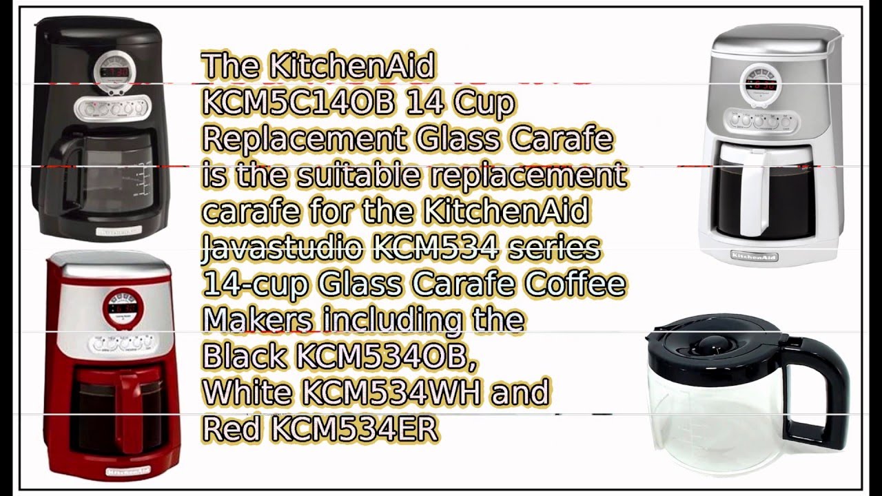 Kitchenaid Javastudio KCM534 14 cup Replacement Carafe - YouTube