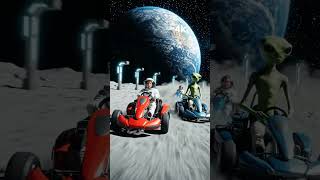 me and allien race on moon #racing #allien #gameplay #reels #cryptoracing #carracer #revvracing