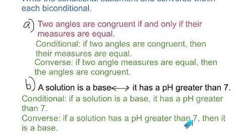 8th TAP, section 2.4  - Biconditional Statements/Definitions