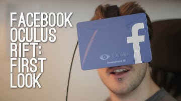 Facebook Oculus Rift: Exclusive First Footage