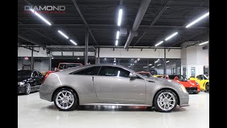 2012 Cadillac CTS V Coupe Rare 6 Speed Manual and finished in Mocha Steel Metallic
