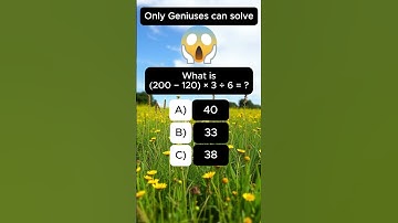 Brain Boost Math Quiz | Solve If You’re Smart!  #quickmindtest #quiz #mathquiz #maths