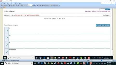 mth401 quiz  no 1 solutio fall 2020 99% correct