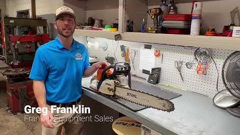 How to replace a sprocket on your STIHL chainsaw
