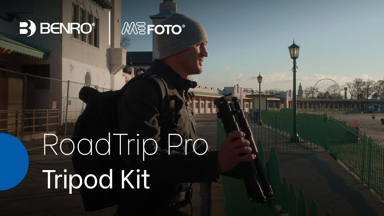 Benro | MeFOTO RoadTrip PRO Tripod Kit | Multi-Functioning, Versatile, Travel-Ready Tripod Kit