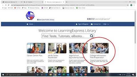 Learning Express Library College Admissions and Test Prep