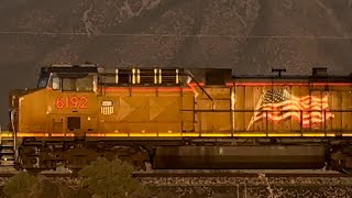 Northbound freight train ￼6192 in New Mexico