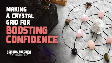 Making A Crystal Grid For a Confidence Boost