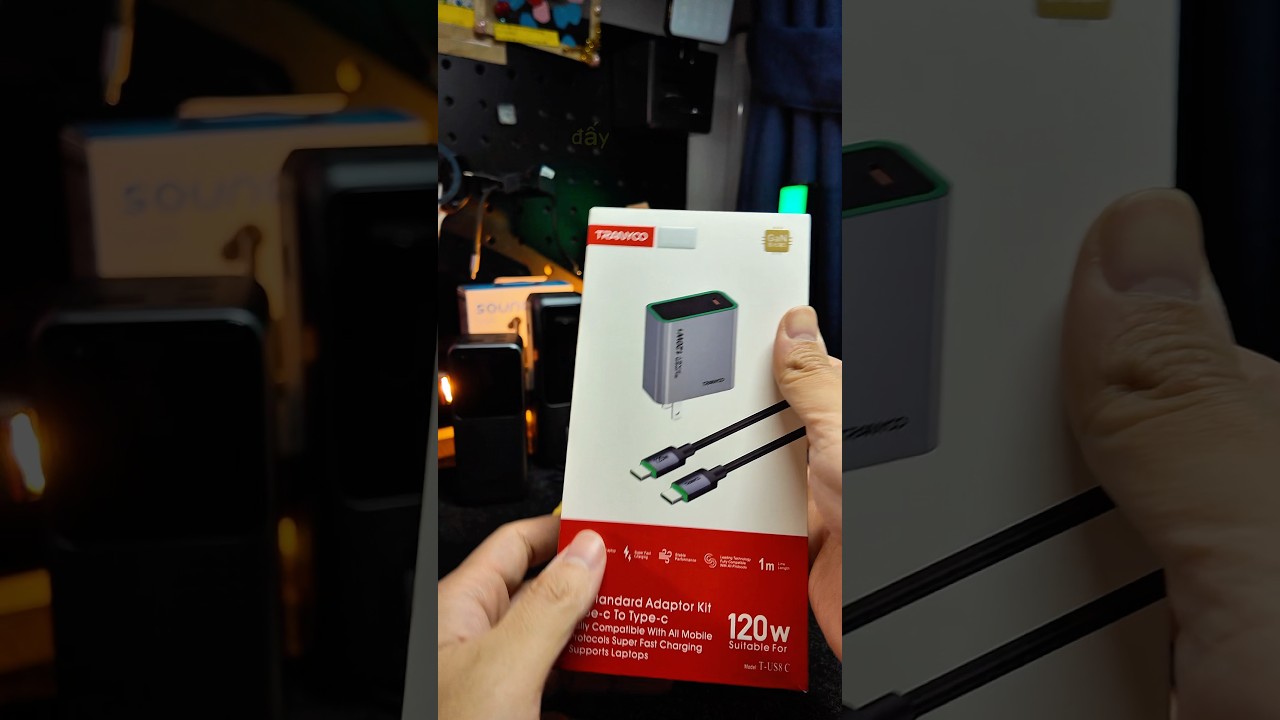 Bộ sạc Tranyoo 120w cân mọi thể loại điện thoại Tung của #phụkiệnđiệnthoại