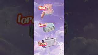 Jujur kalian pilih yang mana?? Lisa 🩷 Lora 🩵 or Lena 💜👇 komen yuk komen dibawah 🤗
